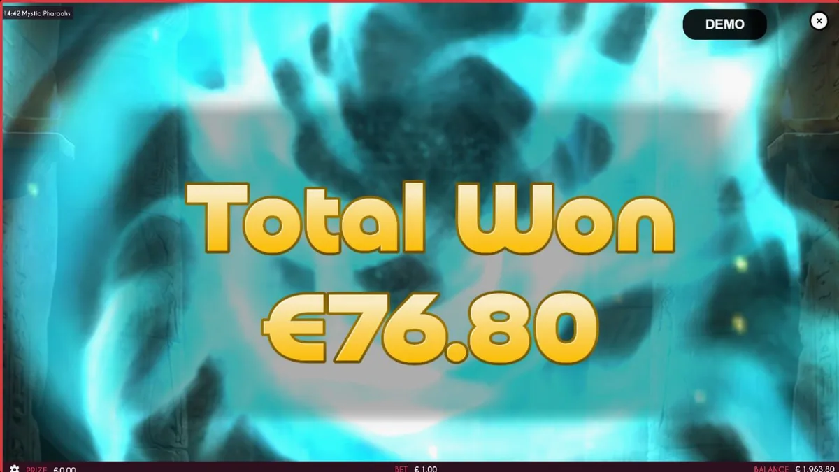 Mystic Pharaoh slot reels na may temang Ancient Egypt